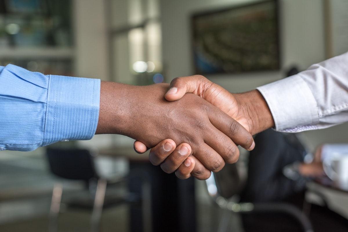 Business owner receiving fast funding